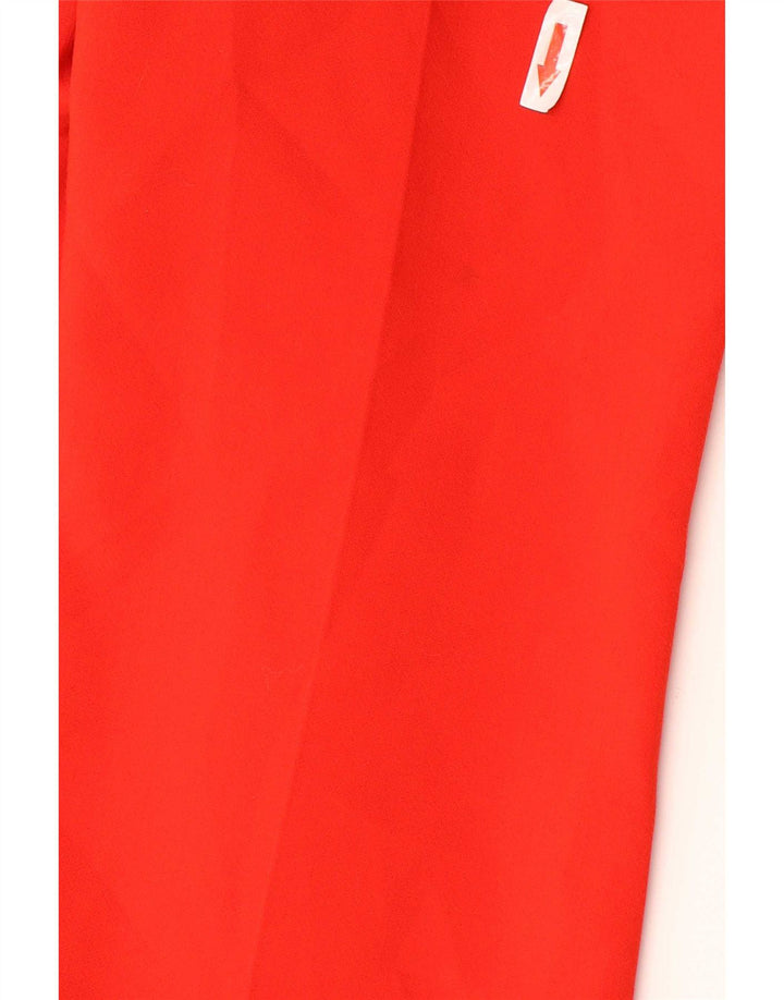 Zara Bootcut-Freizeithose für Damen, Größe S, W26, L29, Rot, Polyester