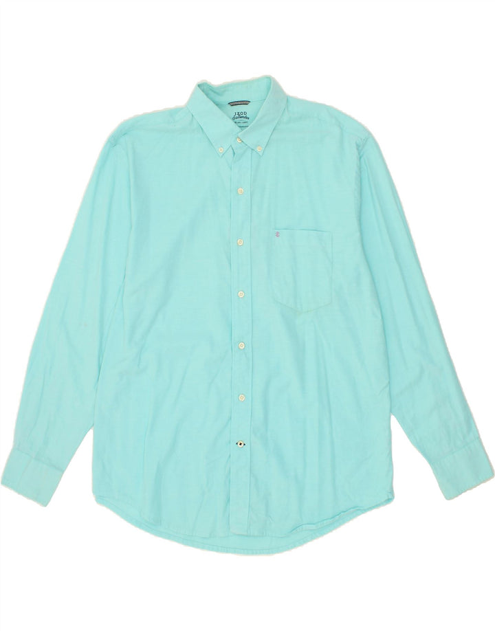 IZOD Mens Relaxed Classic Fit Shirt Large Blue Cotton Vintage Izod and Second-Hand Izod from Messina Hembry 