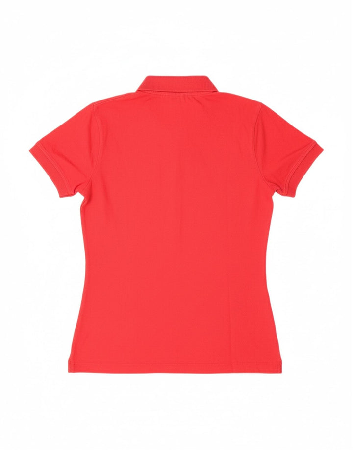 NORTH SAILS Womens Polo Shirt UK 10 Small Red Cotton