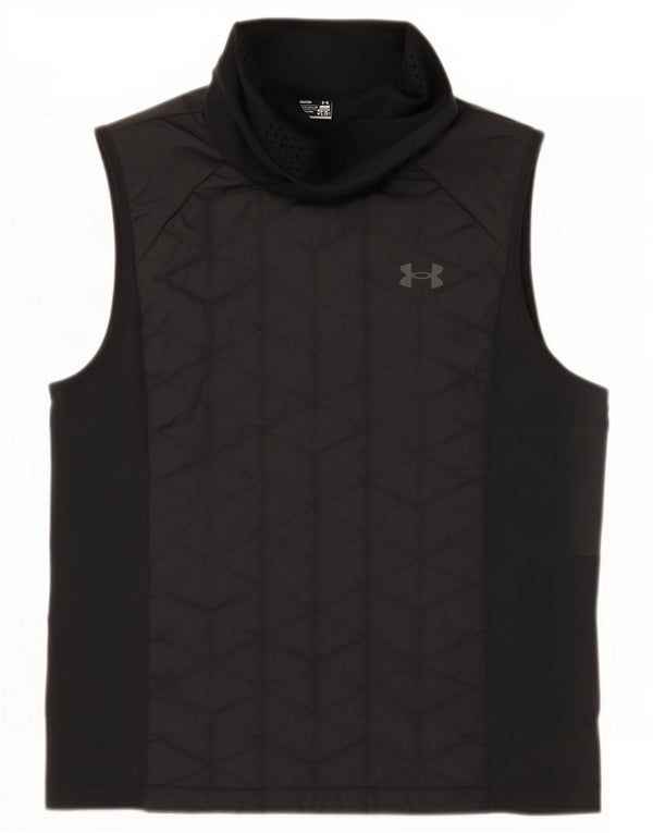 Under Armour Damen Cold Gear Weste Top UK 14 Medium Schwarz Polyester