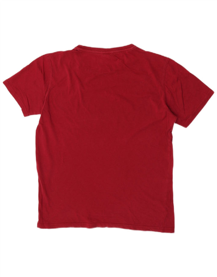 Carrera Herren T-Shirt mit Grafik, mittelgroß, Burgunderrot