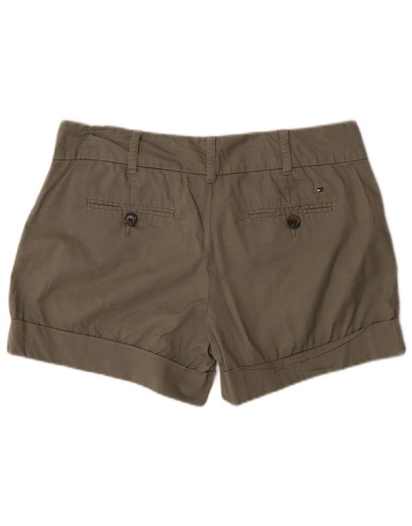Tommy Hilfiger Damen Chino-Shorts US 8 Medium W32 Khaki Baumwolle