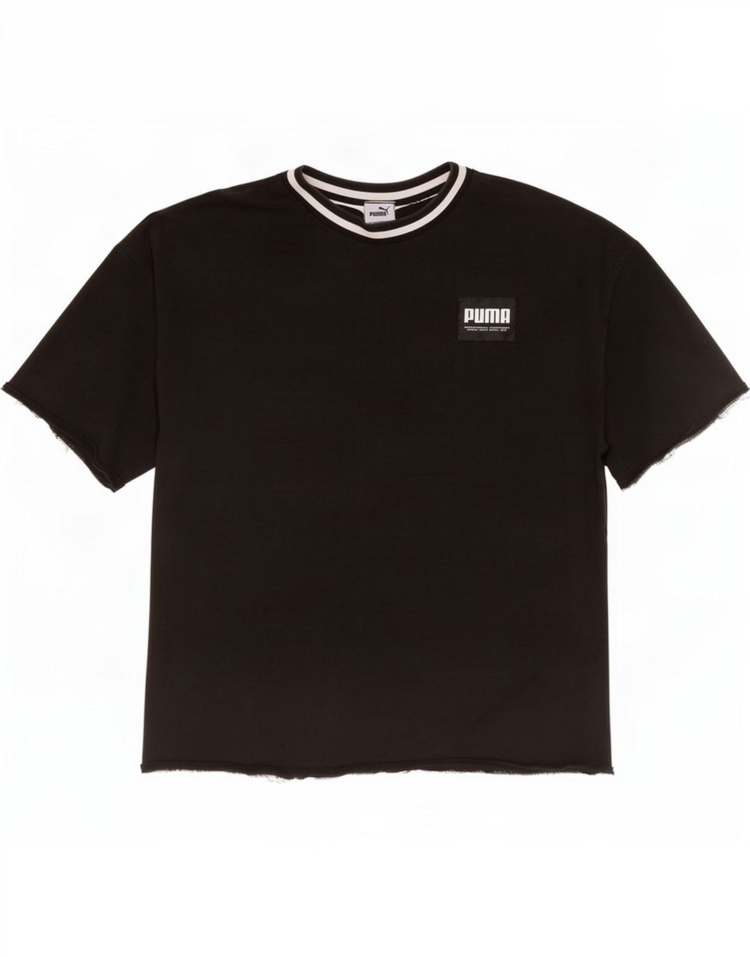Puma Herren T-Shirt Top Large Schwarz Baumwolle