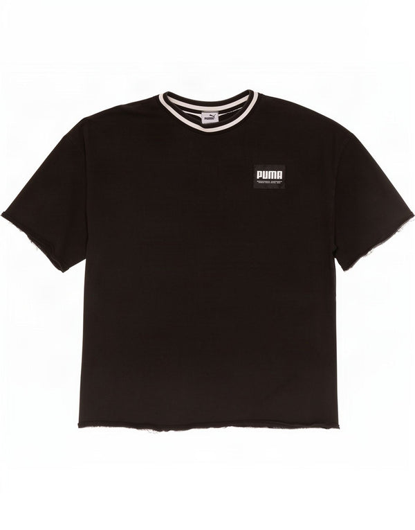 Puma Herren T-Shirt Top Large Schwarz Baumwolle