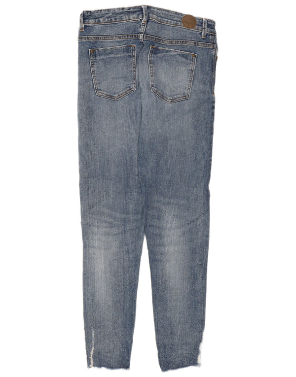 Zara Damen Skinny Jeans EU 36 XS W26 L27 Blaue Baumwolle