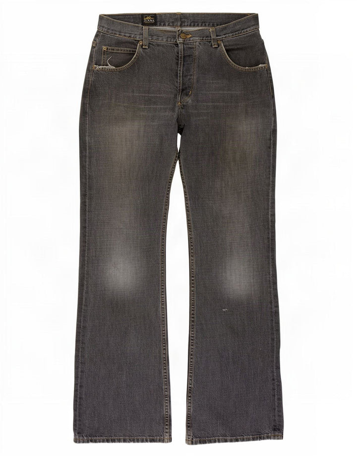 Lee Damen Bootcut-Jeans W30 L34 Grau