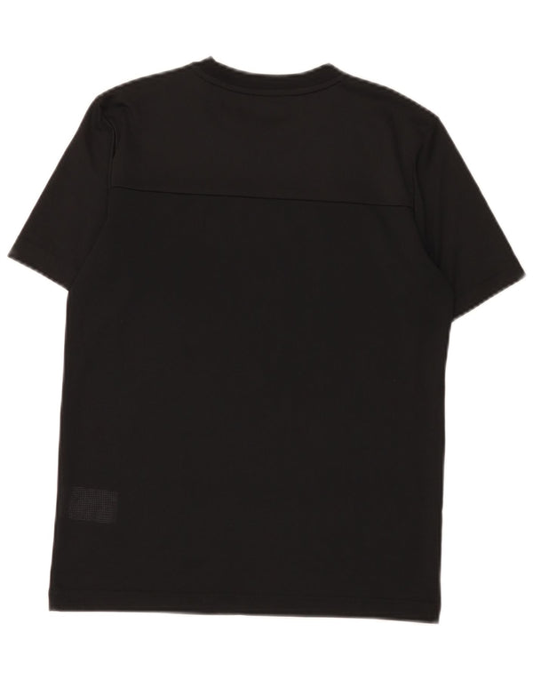 Adidas Jungen Climacool Graphic T-Shirt Top 11–12 Jahre, schwarzes Polyester