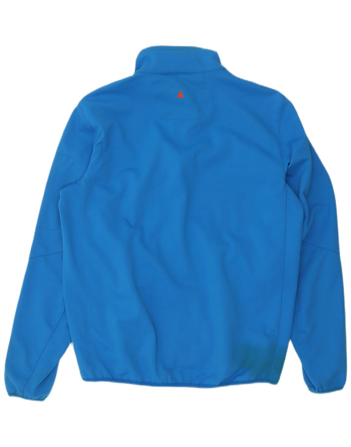Musto Herren-Trainingsanzug-Top-Jacke, großes blaues Polyester