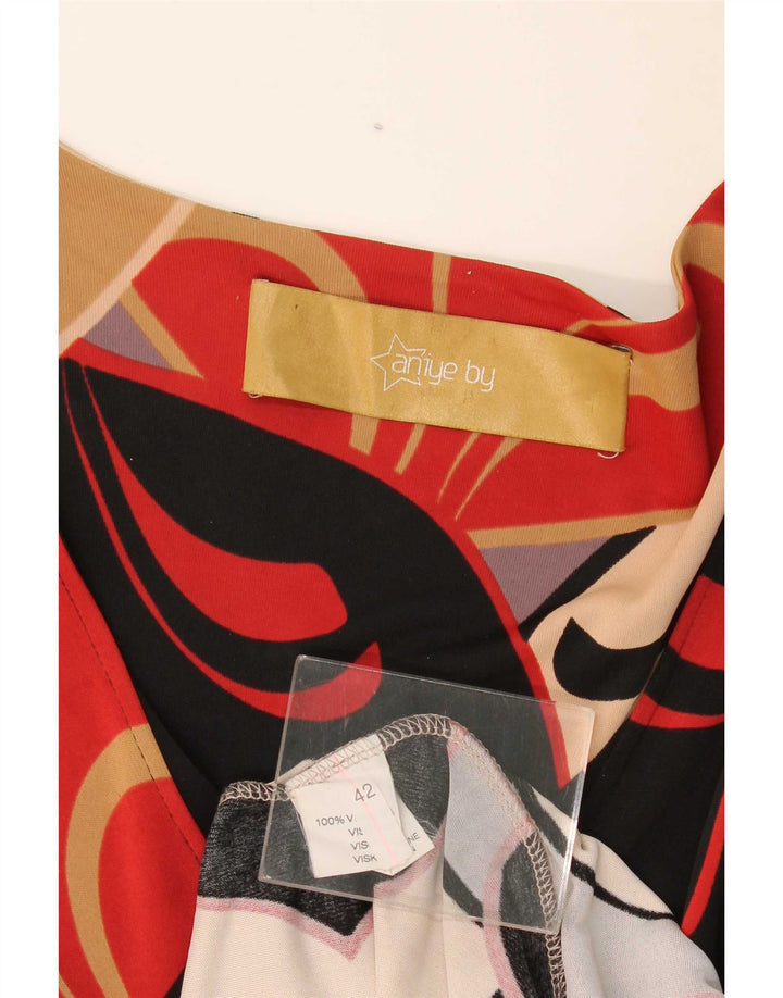 Aniye By Damen-Langarmkleid in A-Linie, Größe 42, mittelgroß, mehrfarbig, mit Blumenmuster