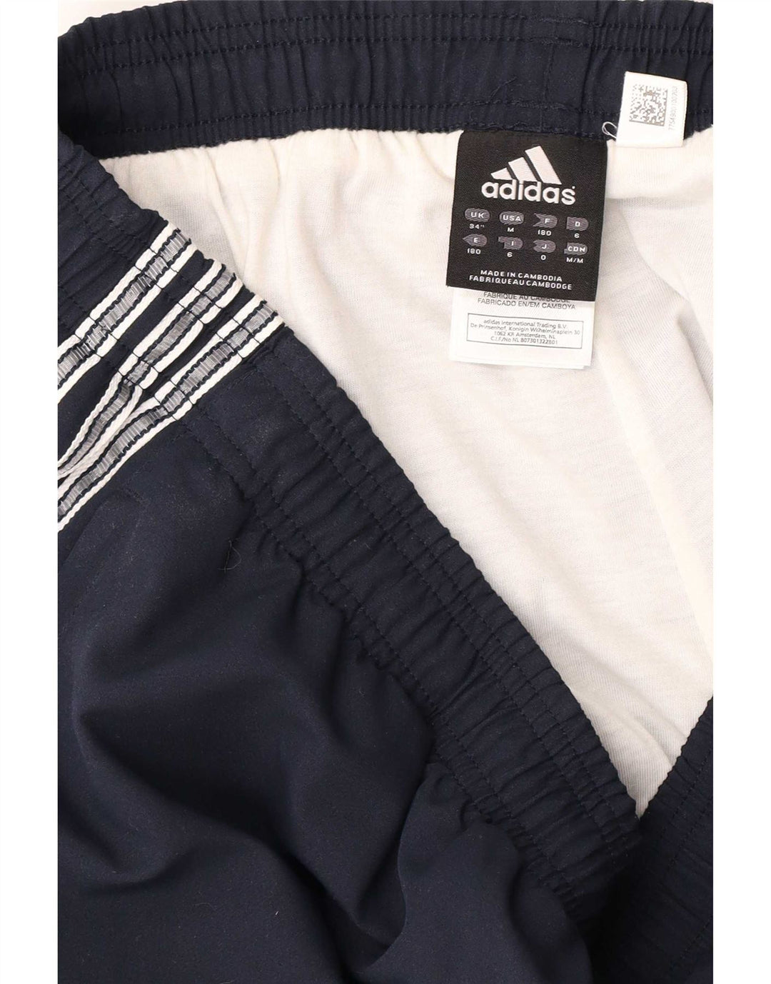 Adidas Herren-Trainingshose, Jogginghose, groß, marineblau, Polyester
