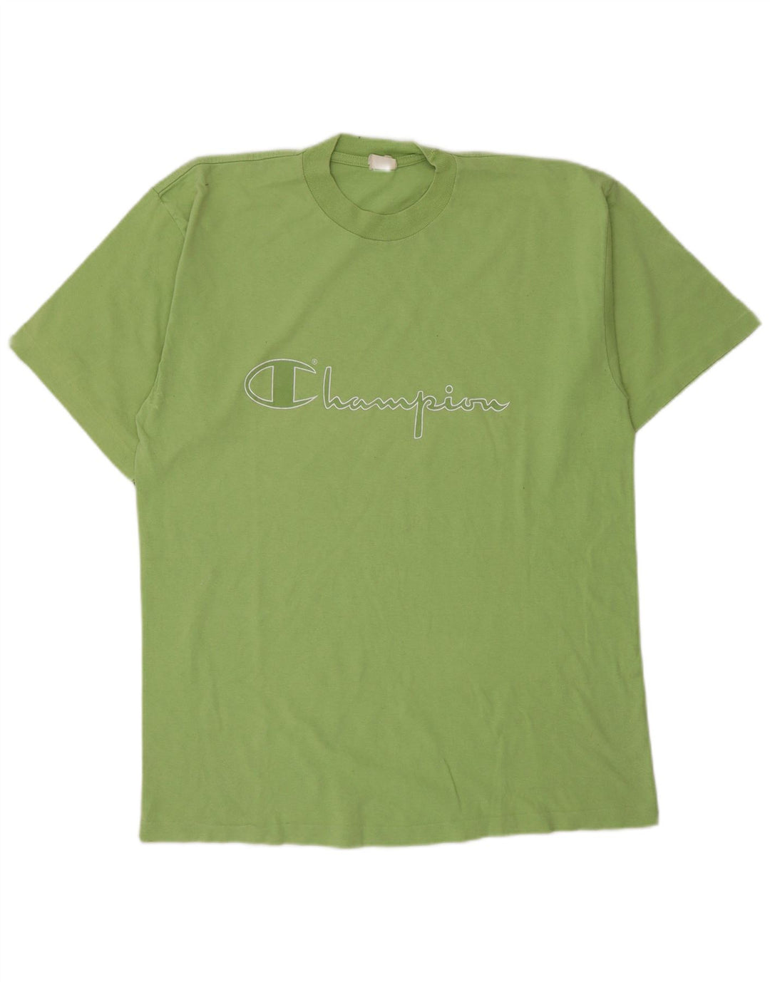 Champion Herren-T-Shirt mit Grafik, Größe L, Grün, Baumwolle