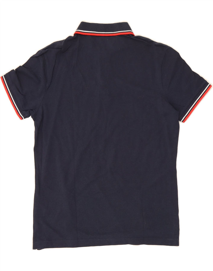 DIADORA Mens Polo Shirt Large Navy Blue Cotton Vintage Diadora and Second-Hand Diadora from Messina Hembry 