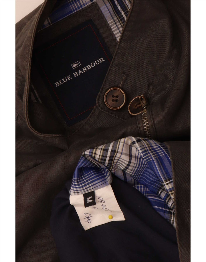 Marks & Spencer Herren Blue Harbor Bomberjacke UK 38 Mittelgrau