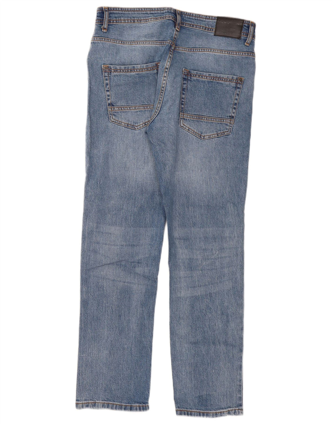Kangaroo Poo Herren Slim Jeans W34 L30 Blaue Baumwolle