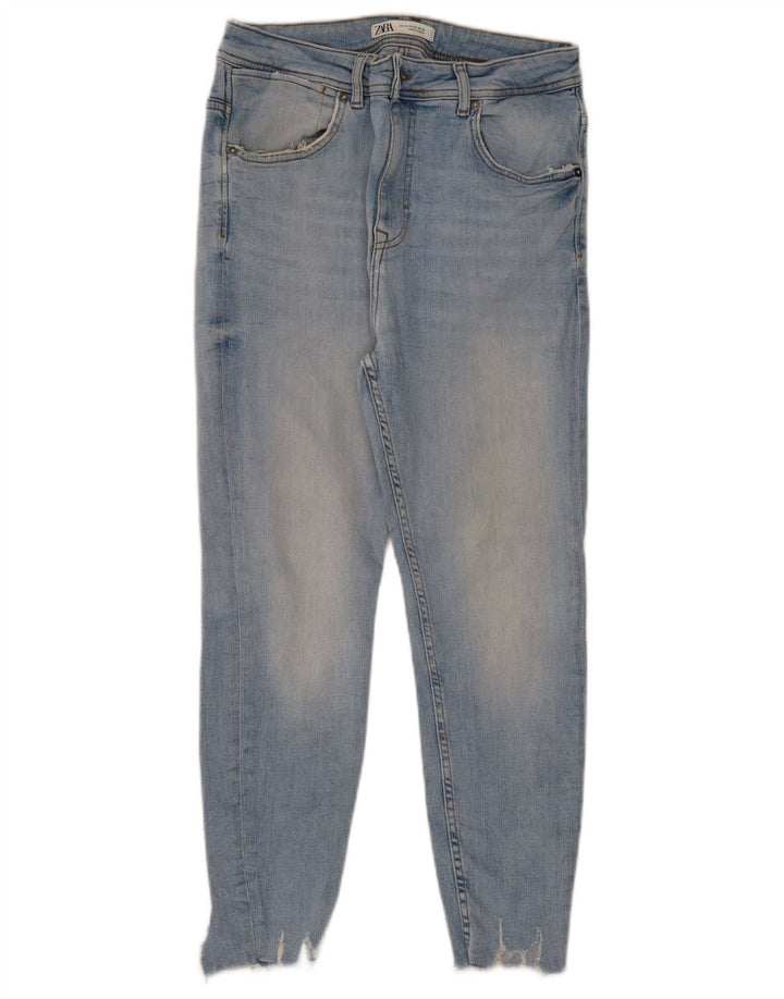 Kurze Jeans für Herren von Zara, EU 42, Größe L, W32, L25, Blau