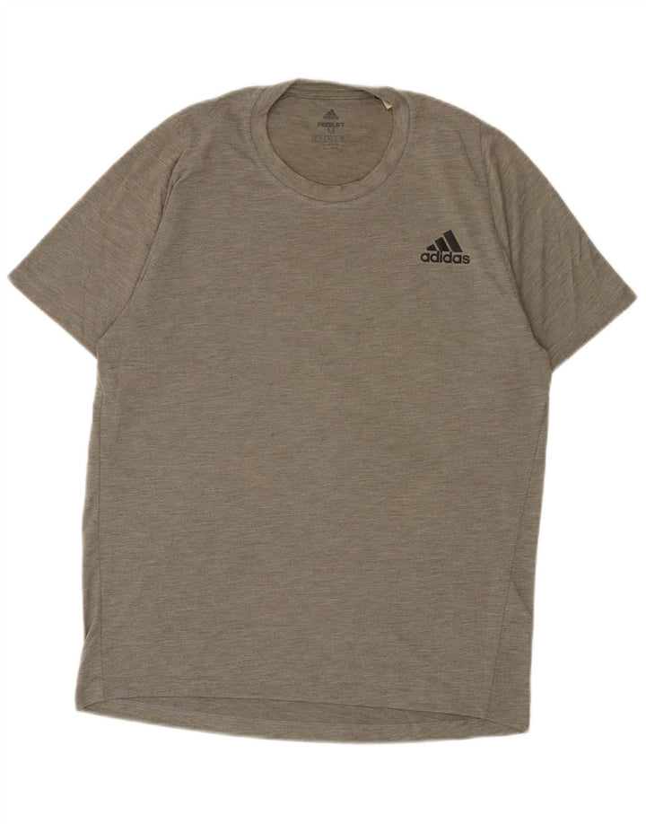 Adidas Herren Climalite T-Shirt Top Mittelgraues Polyester