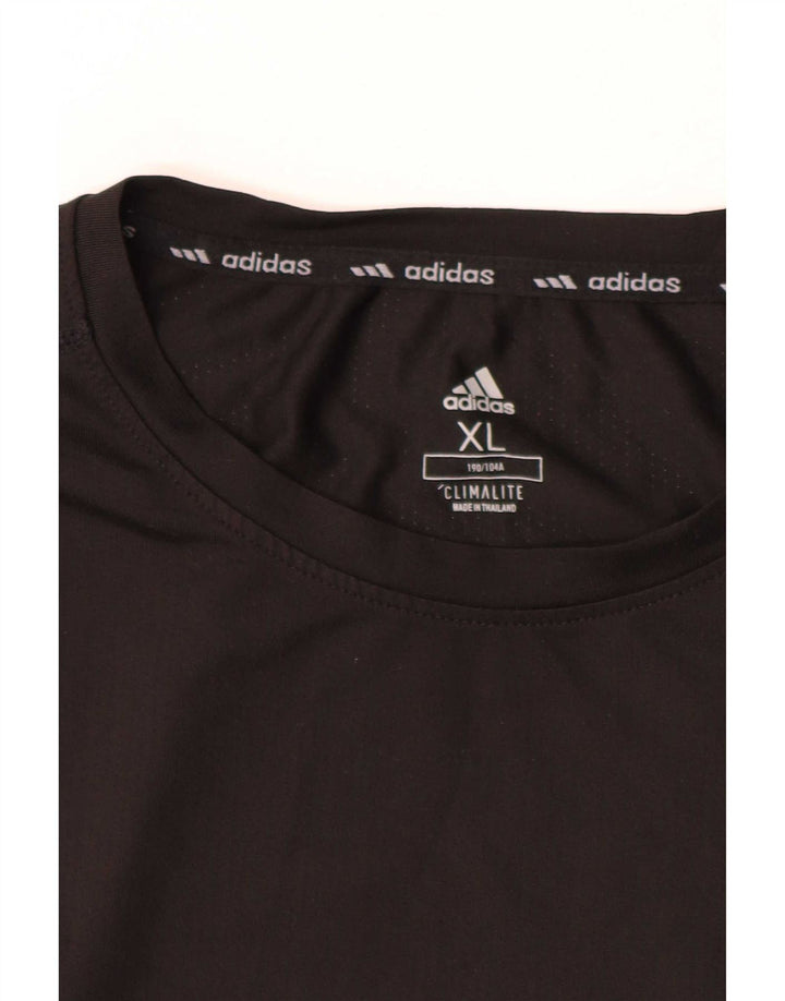 Adidas Herren Climalite T-Shirt Top XL Schwarz
