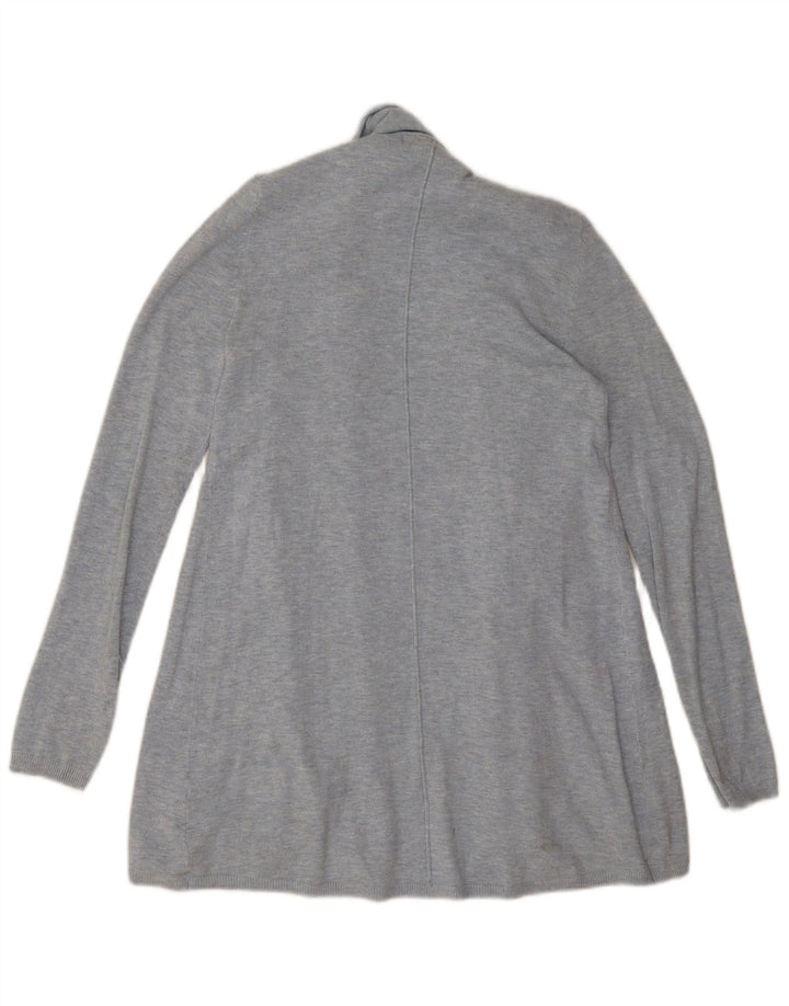 Offener Cardigan für Damen von Zara, Gr. 14, mittelgraue Viskose