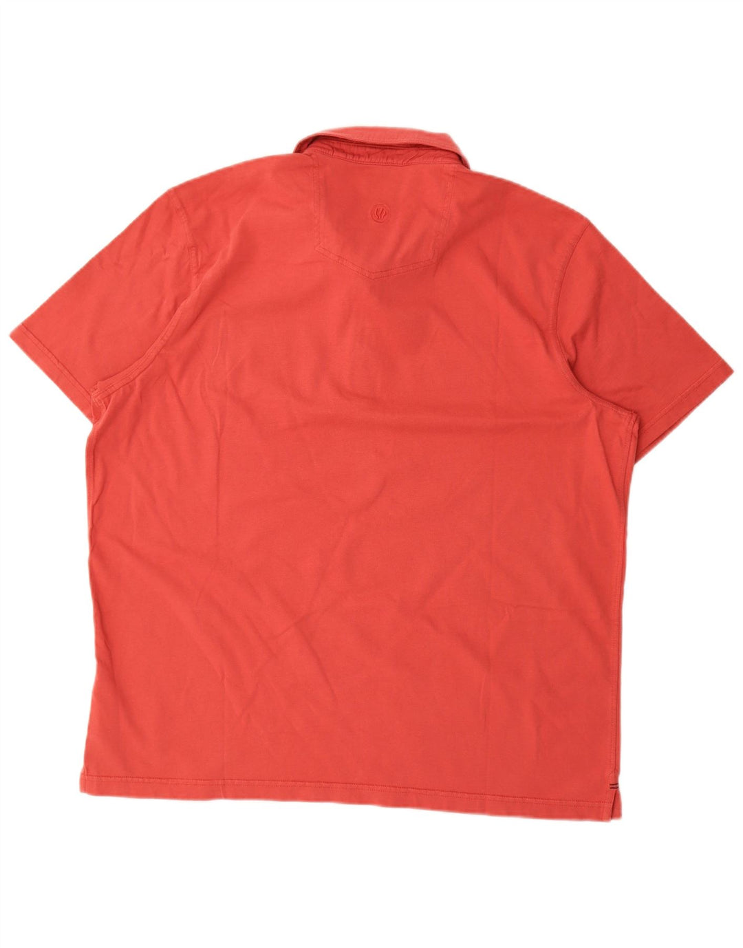 Fat Face Herren Poloshirt 2XL Rot Baumwolle