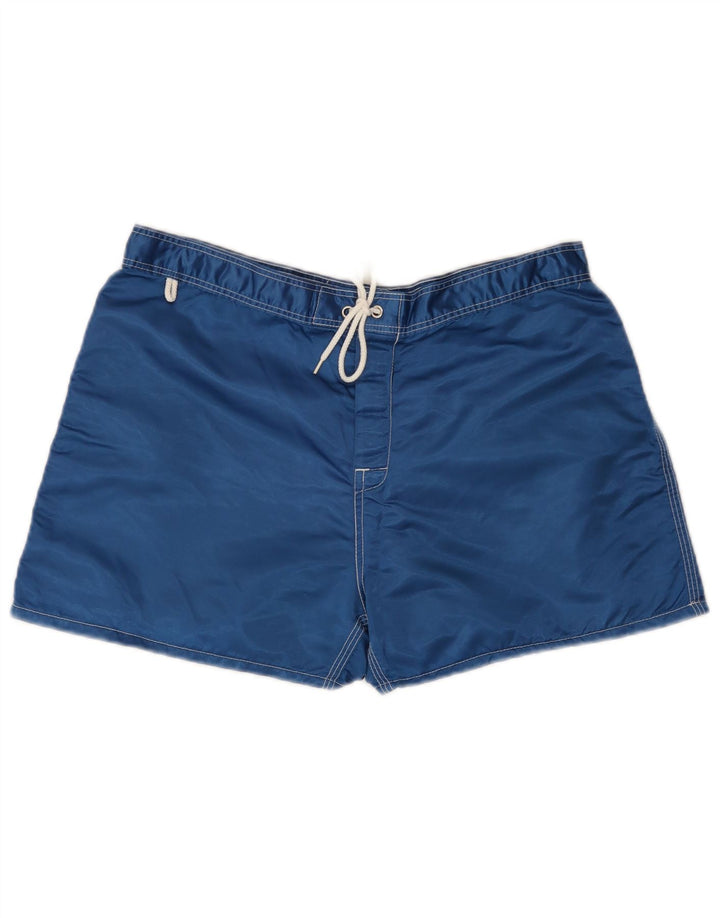 Sundek Herren-Badeshorts, groß, blau gestreift, Nylon