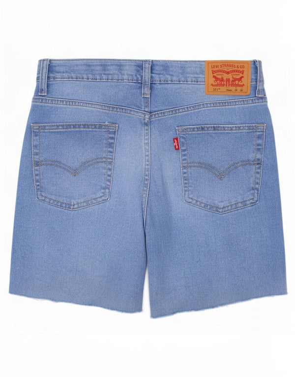 Levi's Jungen 511 Slim Fit Denim Shorts 15–16 Jahre W29 Blaue Baumwolle