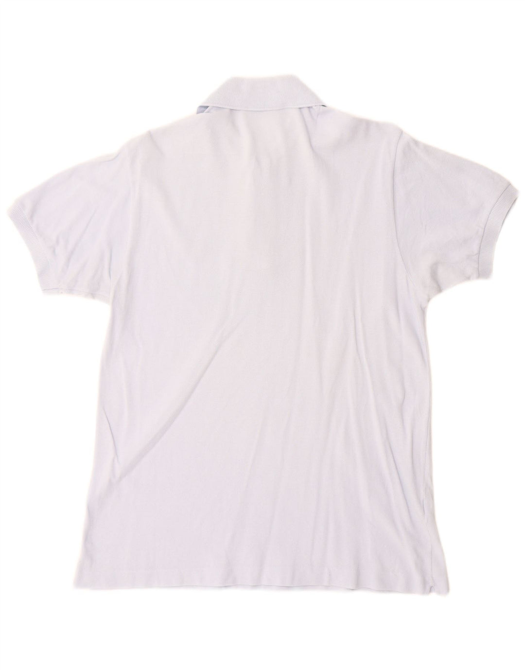 Lacoste Herren-Poloshirt, Größe 4, mittelblaue Baumwolle