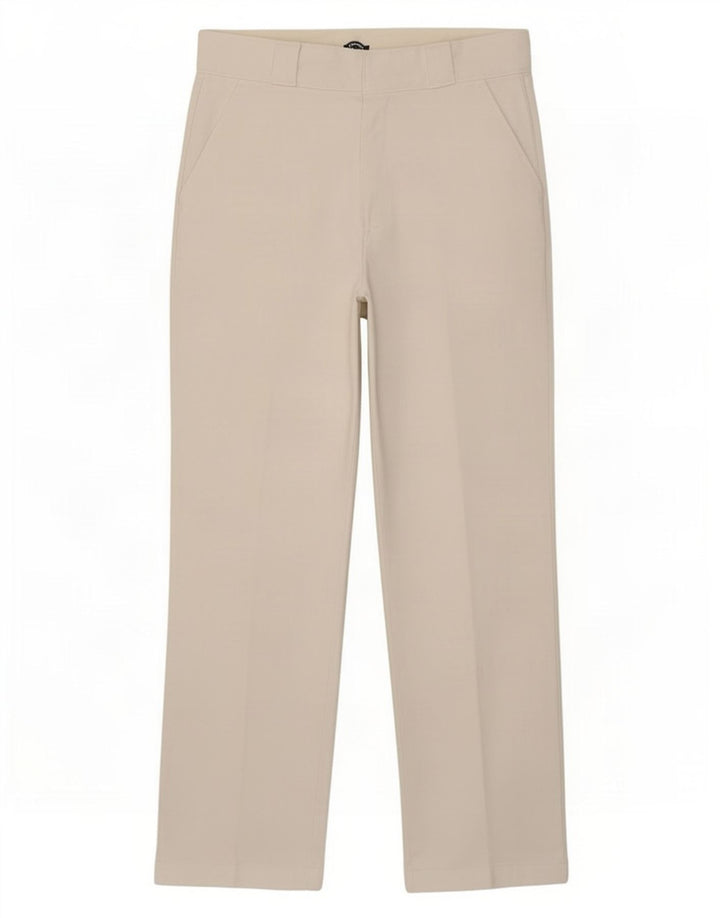 Dickies gerade Chino-Hose für Damen, W28, L26, weißes Polyester