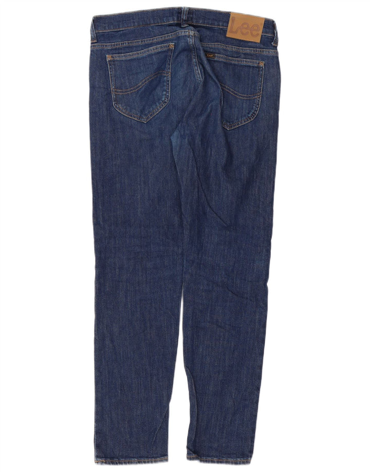 Lee Herren Rider Slim Jeans W31 L30 Blaue Baumwolle