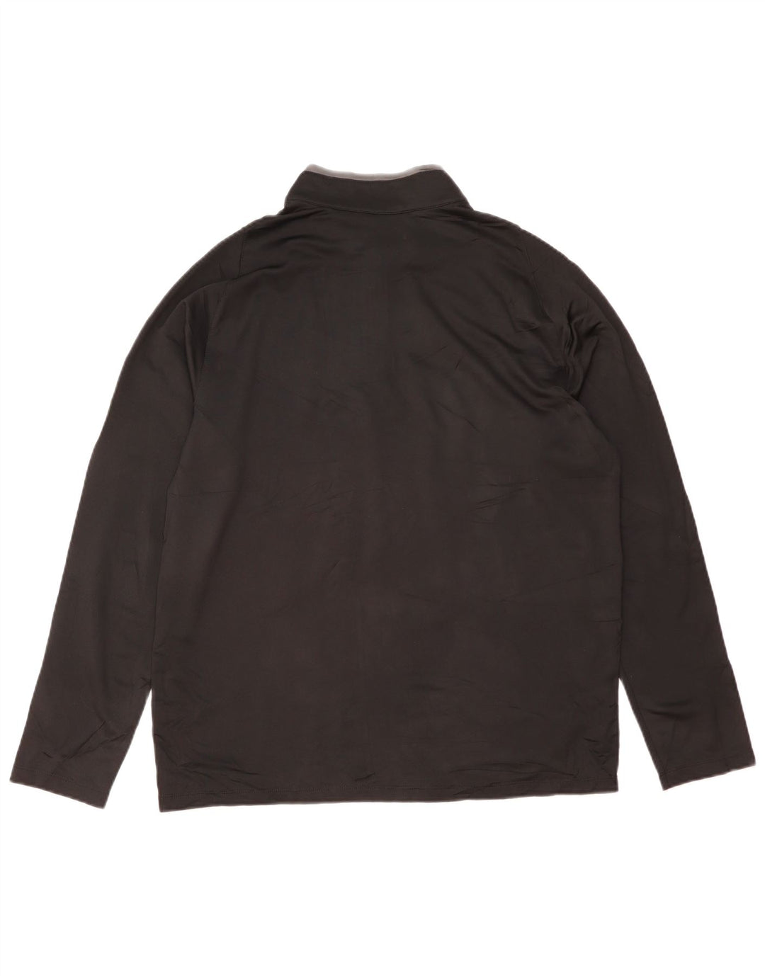 NIKE Herren Dri Fit Pullover-Trainingsanzug mit Reißverschluss, Größe L, Schwarz, Polyester
