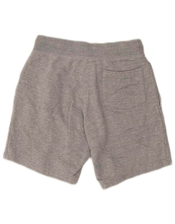 Jack Wills Herren Sportshorts XS Grau gefleckte Baumwolle