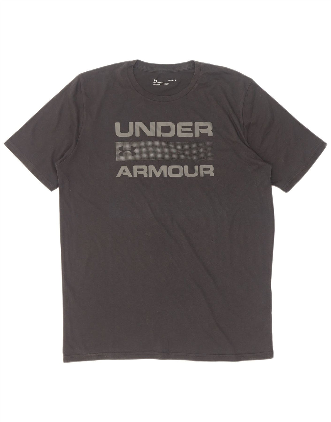Under Armour Herren-T-Shirt mit Grafik, groß, aus schwarzer Baumwolle