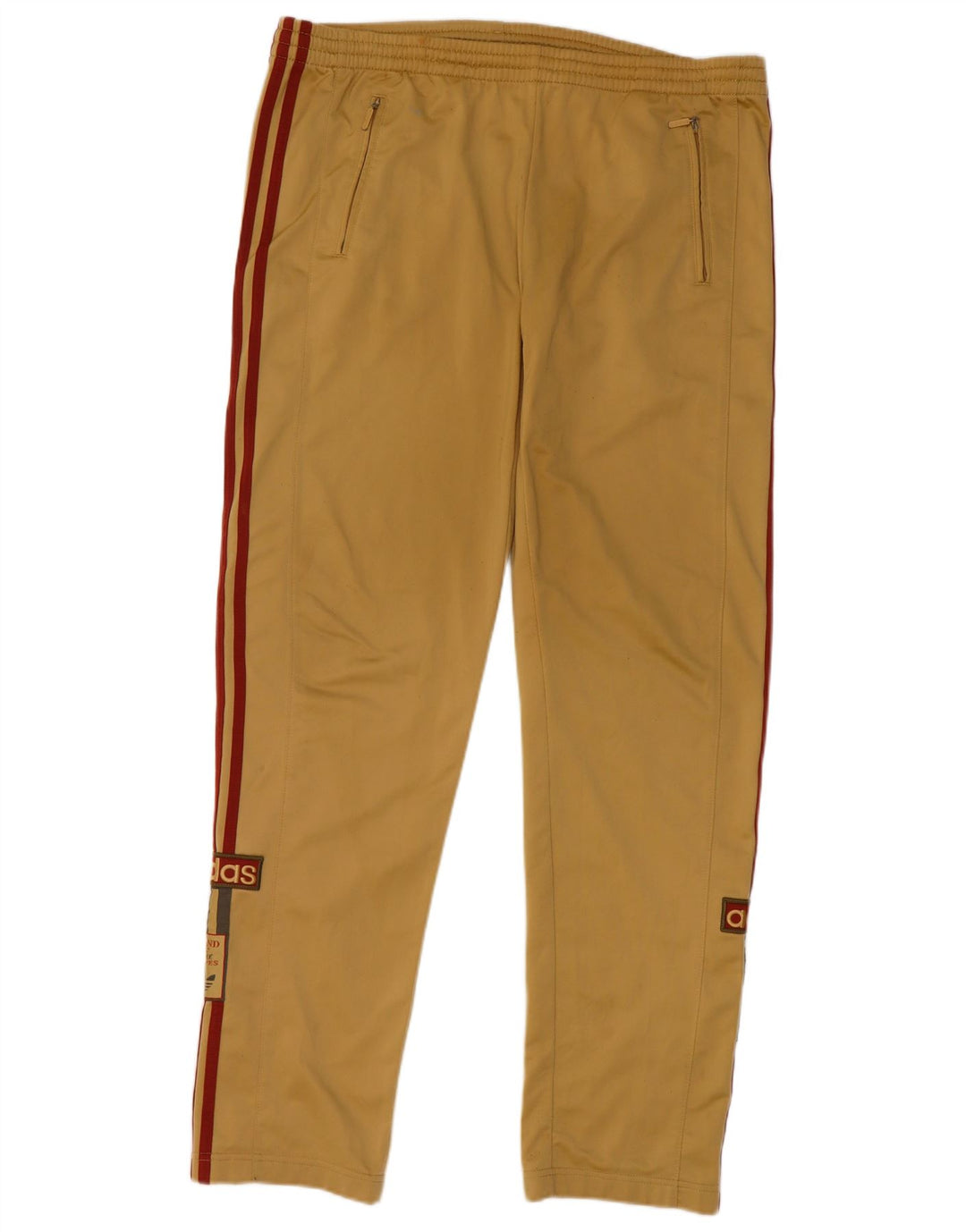 Adidas Herren-Trainingshose mit Grafik, Mittelkhaki, Polyester