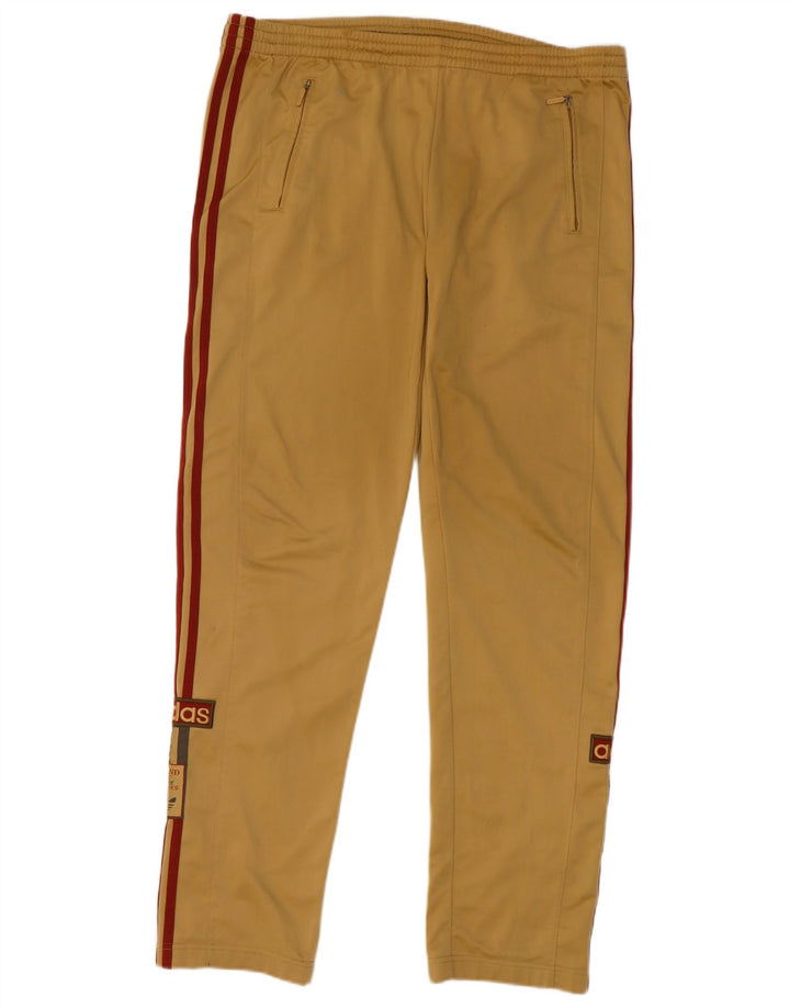 Adidas Herren-Trainingshose mit Grafik, Mittelkhaki, Polyester