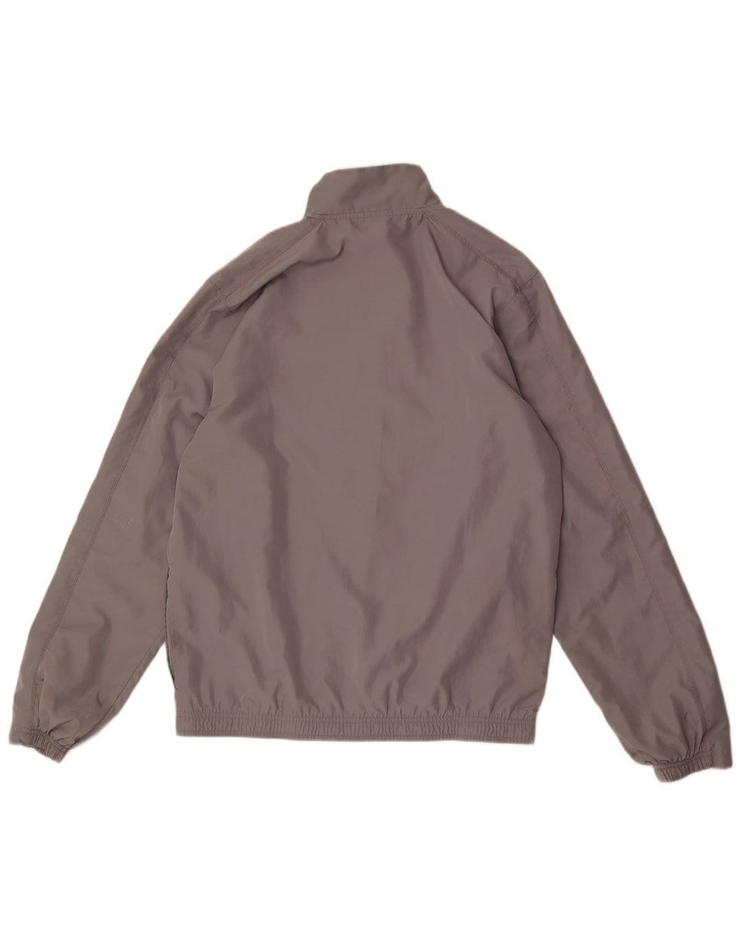 Reebok Herren-Trainingsanzug-Top-Jacke aus mittelgrauem Colourblock-Polyester