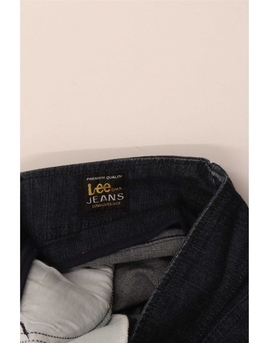 Lee Damen-Cropped-Jeans W28 L24 Marineblau