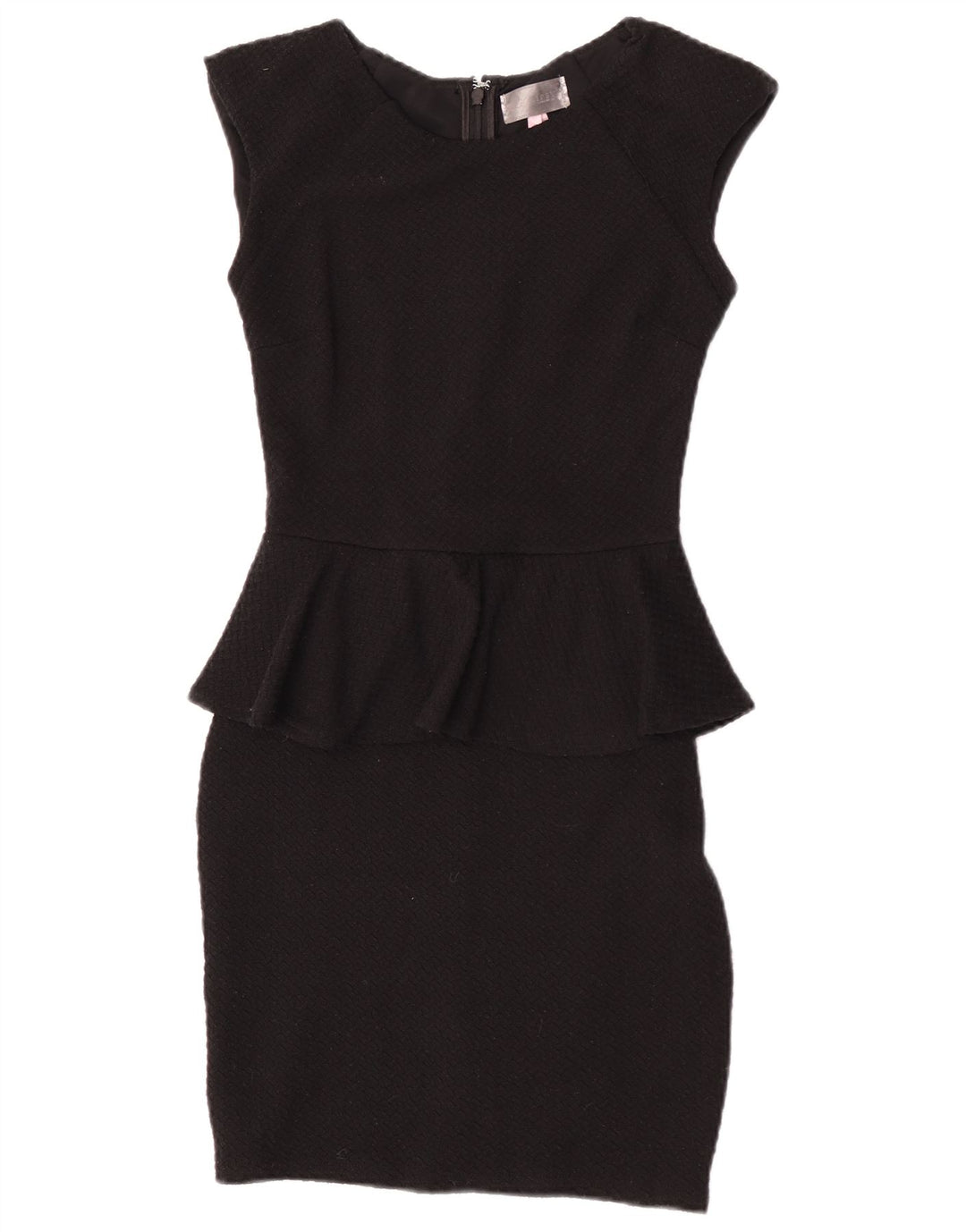 Lipsy Schößchenkleid für Damen, Größe S, Größe S, Schwarz, Polyester