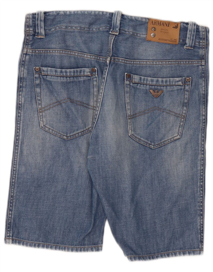 Armani Junior Jungen Jeansshorts 14-15 Jahre W32 Blaue Baumwolle