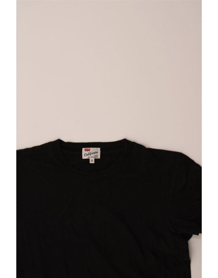 LEVI'S Mens T-Shirt Top Small Black Vintage Levi's and Second-Hand Levi's from Messina Hembry 