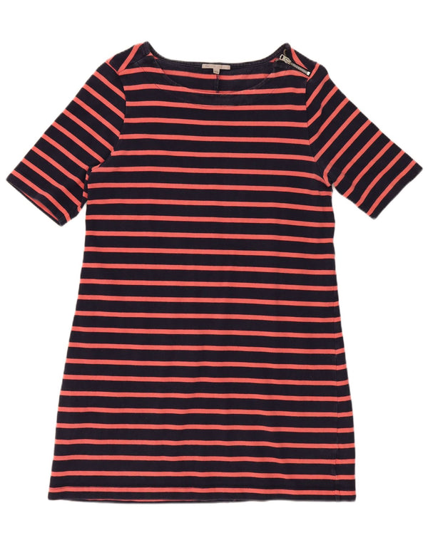Gap Damen T-Shirt-Kleid UK 18 XL Marineblau gestreift