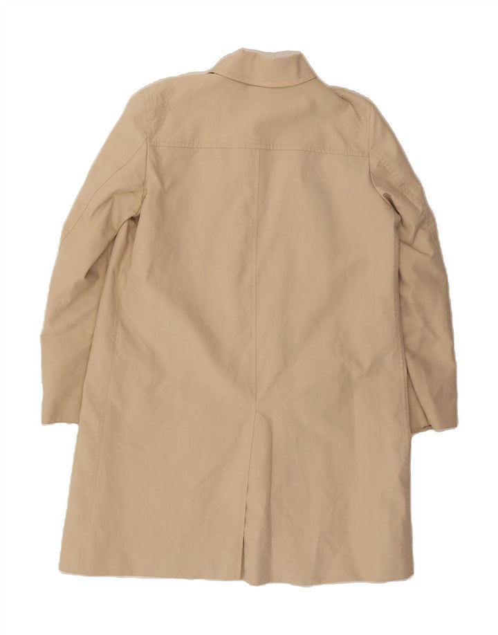 JIGSAW Womens Overcoat UK 16 Large Beige Cotton Vintage Jigsaw and Second-Hand Jigsaw from Messina Hembry 