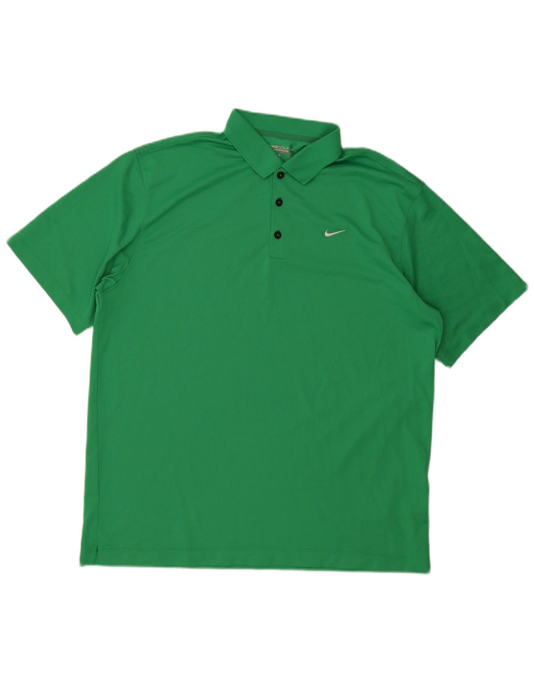 NIKE Herren Dri Fit Poloshirt XL Grün Polyester