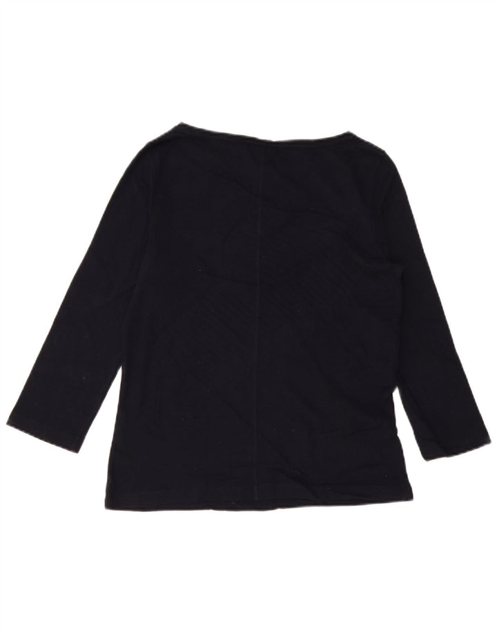 Tommy Hilfiger Damen-Oberteil mit 3/4-Ärmeln, Größe S, Marineblau