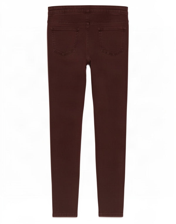 Marks & Spencer Damen Jegging-Jeans UK 16 Large W32 L27 Braune Baumwolle