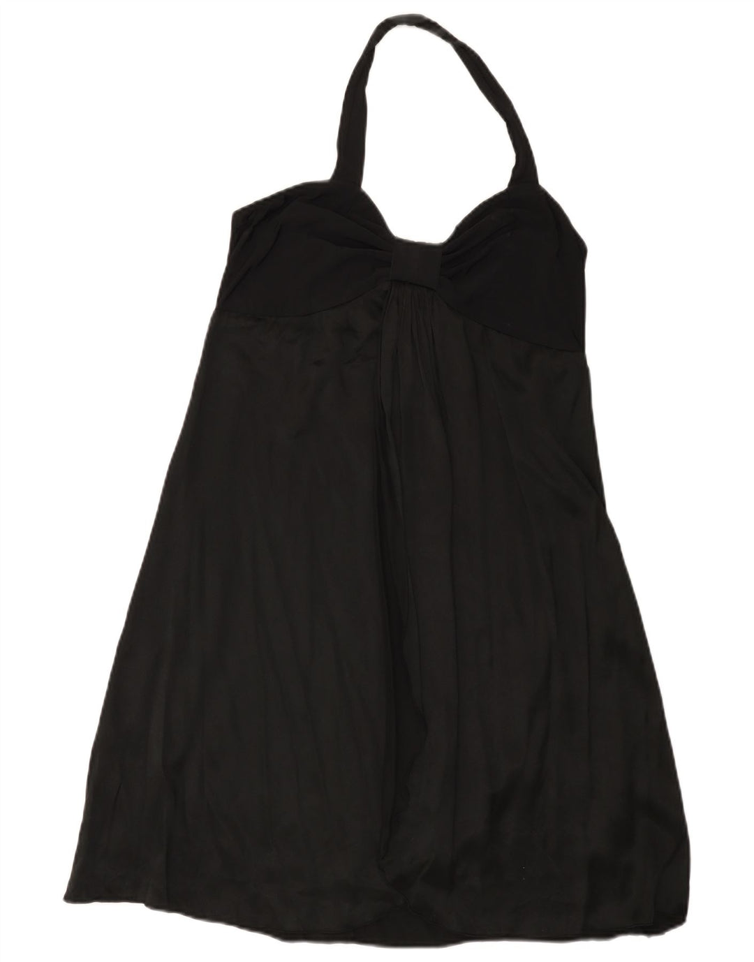 Guess By Marciano Damen Neckholder-Kleid IT 46 Große schwarze Seide
