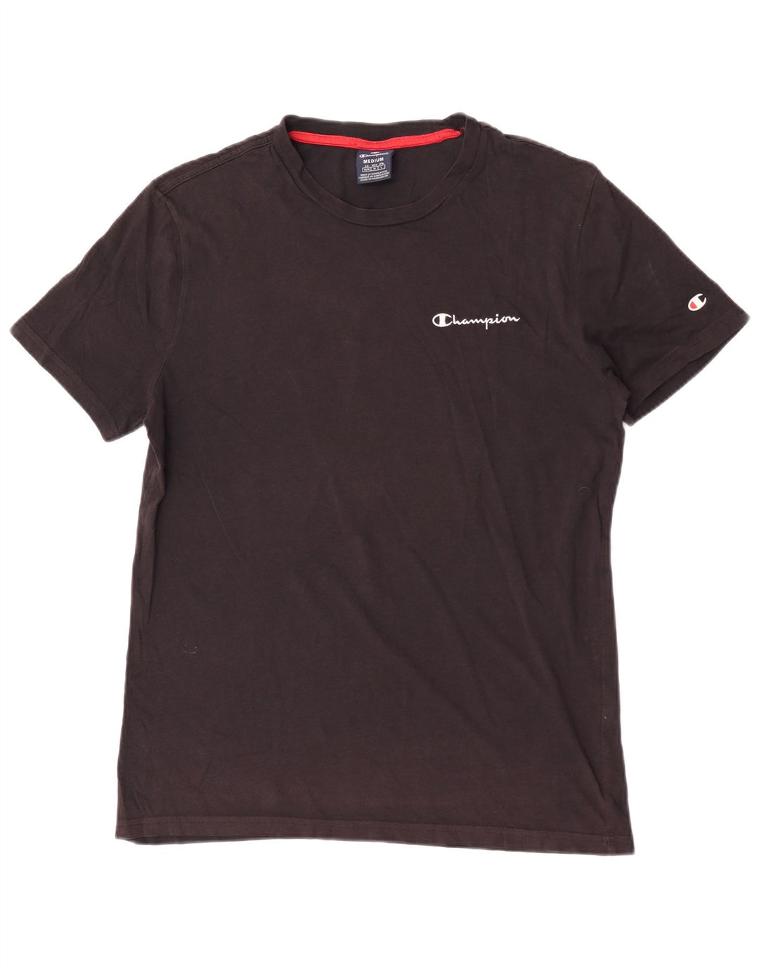 Champion Herren T-Shirt mit Grafik, mittelgroß, Schwarz