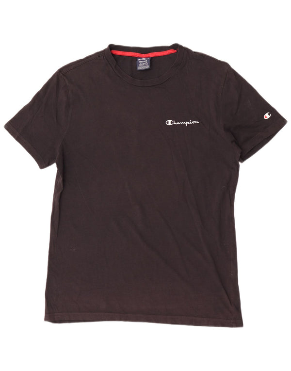 Champion Herren T-Shirt mit Grafik, mittelgroß, Schwarz