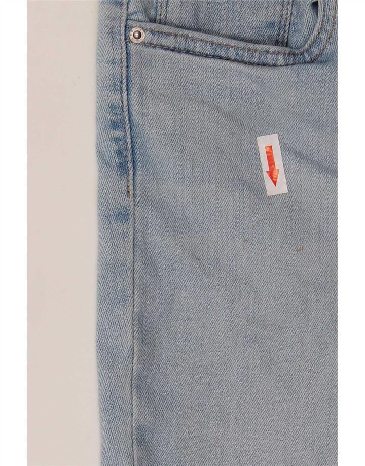 Levi's Damen 724 High Rise Denim Shorts W26 Small Blaue Baumwolle