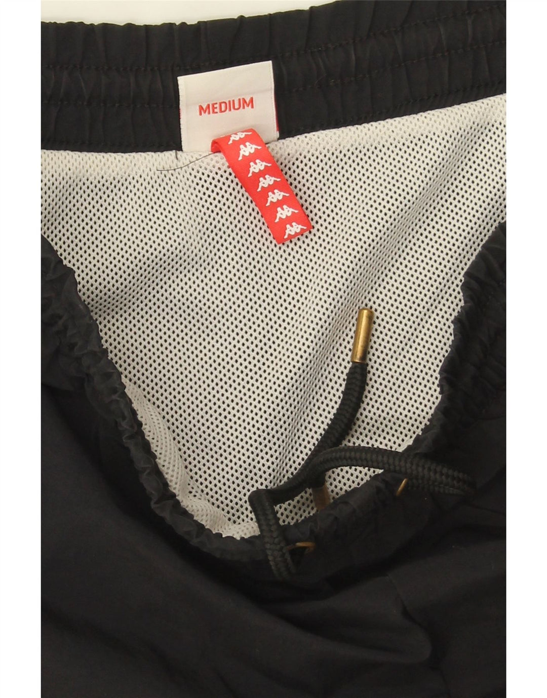 Kappa Herren Graphic Sport Shorts Medium Schwarz