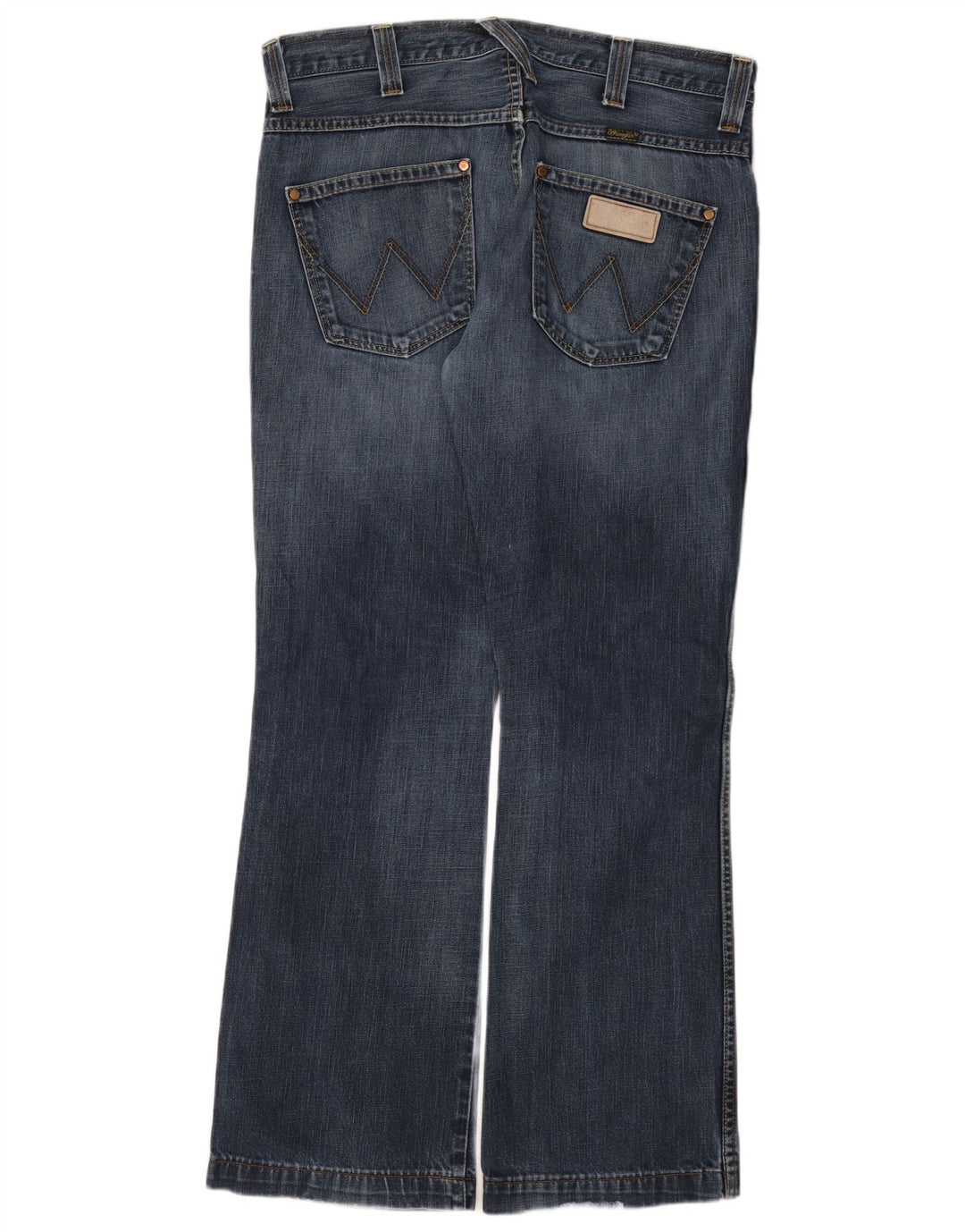 Wrangler Herren Dayton Bootcut Jeans W34 L32 Blaue Baumwolle