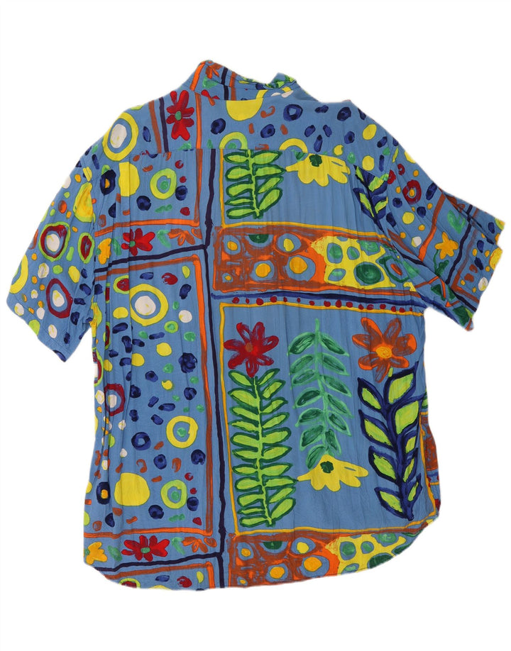 JAMS WORLD Herren Kurzarmhemd XL Mehrfarbig geblümt